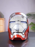 Iron Man Electronic Helmet Motorized Face Mask Wear Superhero Performance with Voice Control
