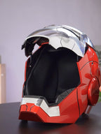 Iron Man Electronic Helmet Motorized Face Mask Wear Superhero Performance with Voice Control