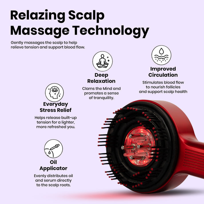 EVERYDAYZ-Red Light Therapy Scalp Massager🌟