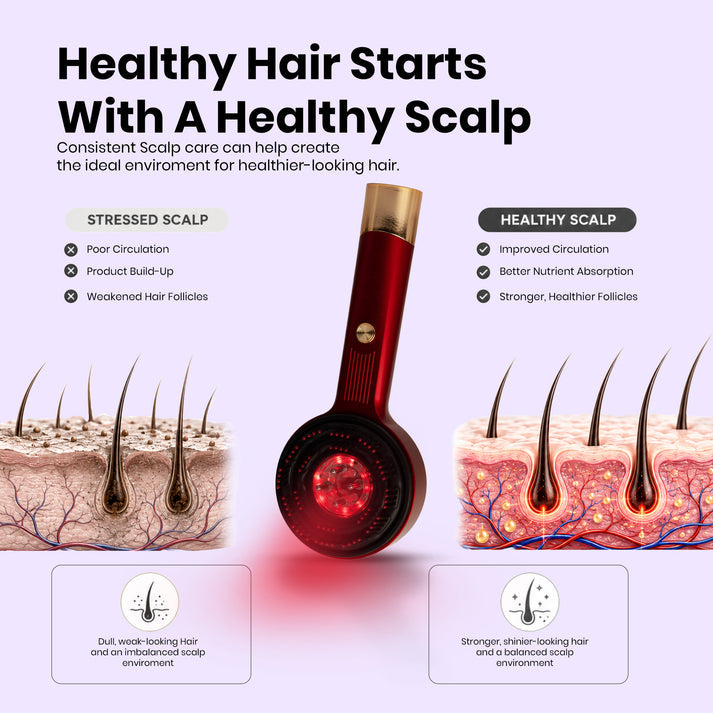 EVERYDAYZ-Red Light Therapy Scalp Massager🌟