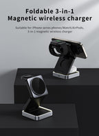 PREMIUM-Foldable 3-in-1 Magnetic Wireless Charger | EVERYDAYZ